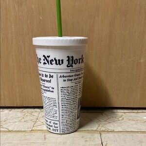 Kate Spade New York Newspaper Print Tumbler